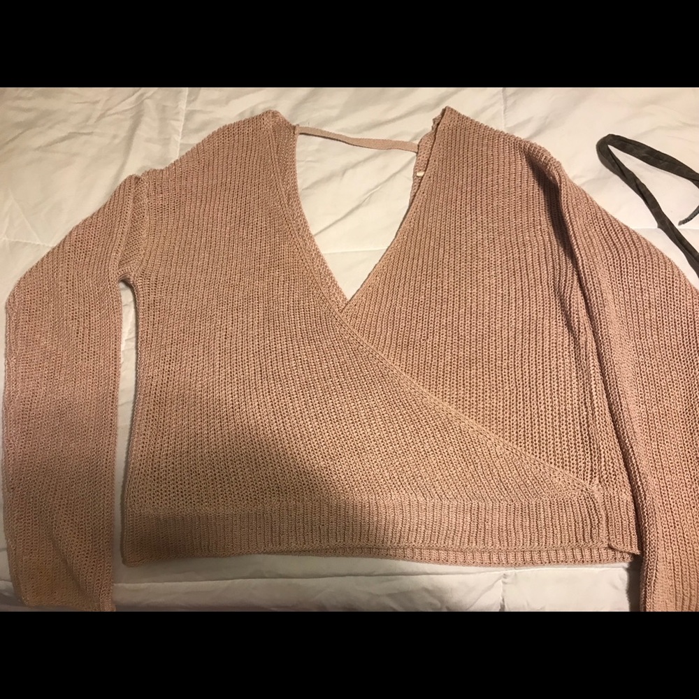 Blush sweater from local boutique